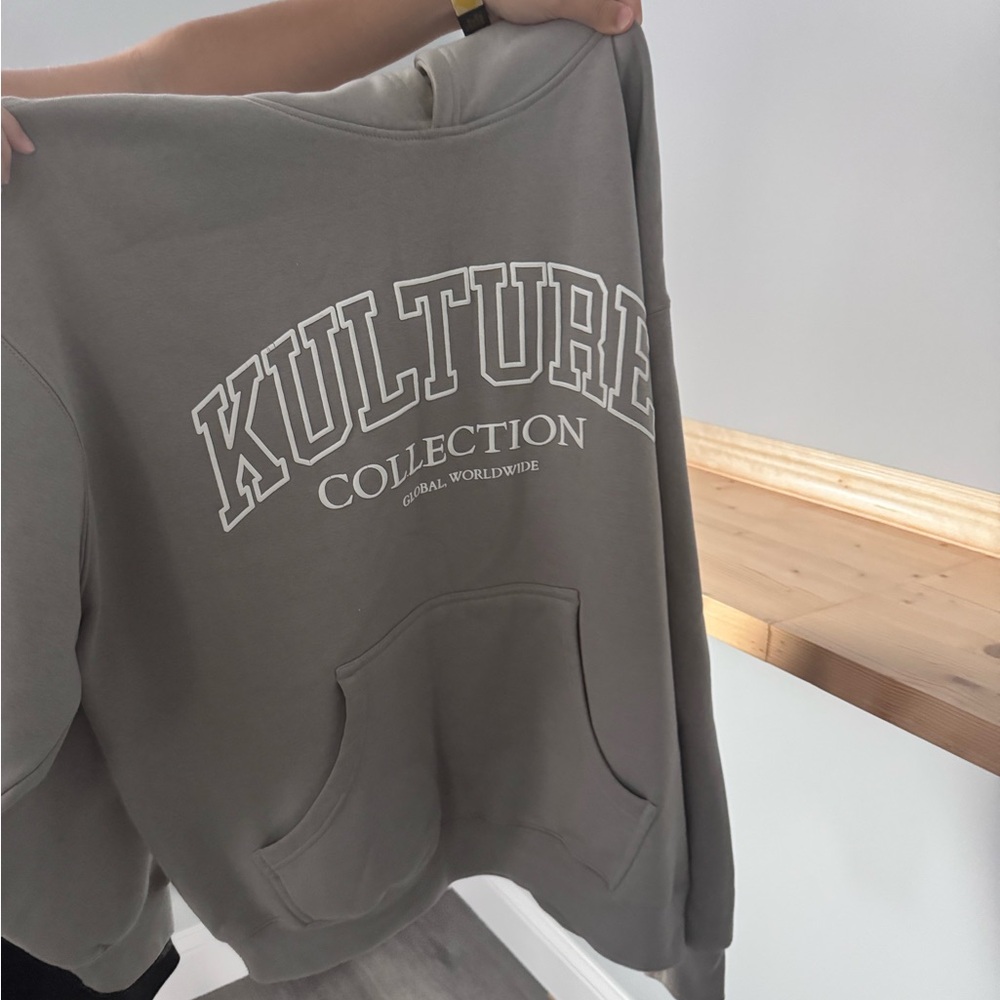 Kulture Collection Graphic Pullover Hoodie - Olive